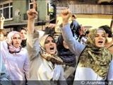 Акция сторонников хиджаба в Турции    