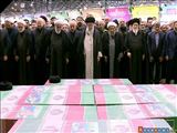 Верховный лидер Исламской революции прочитал молитвы над телами мучеников служения
